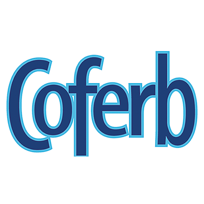 Close-up of the Oreo logo with blue and white text on a black background.