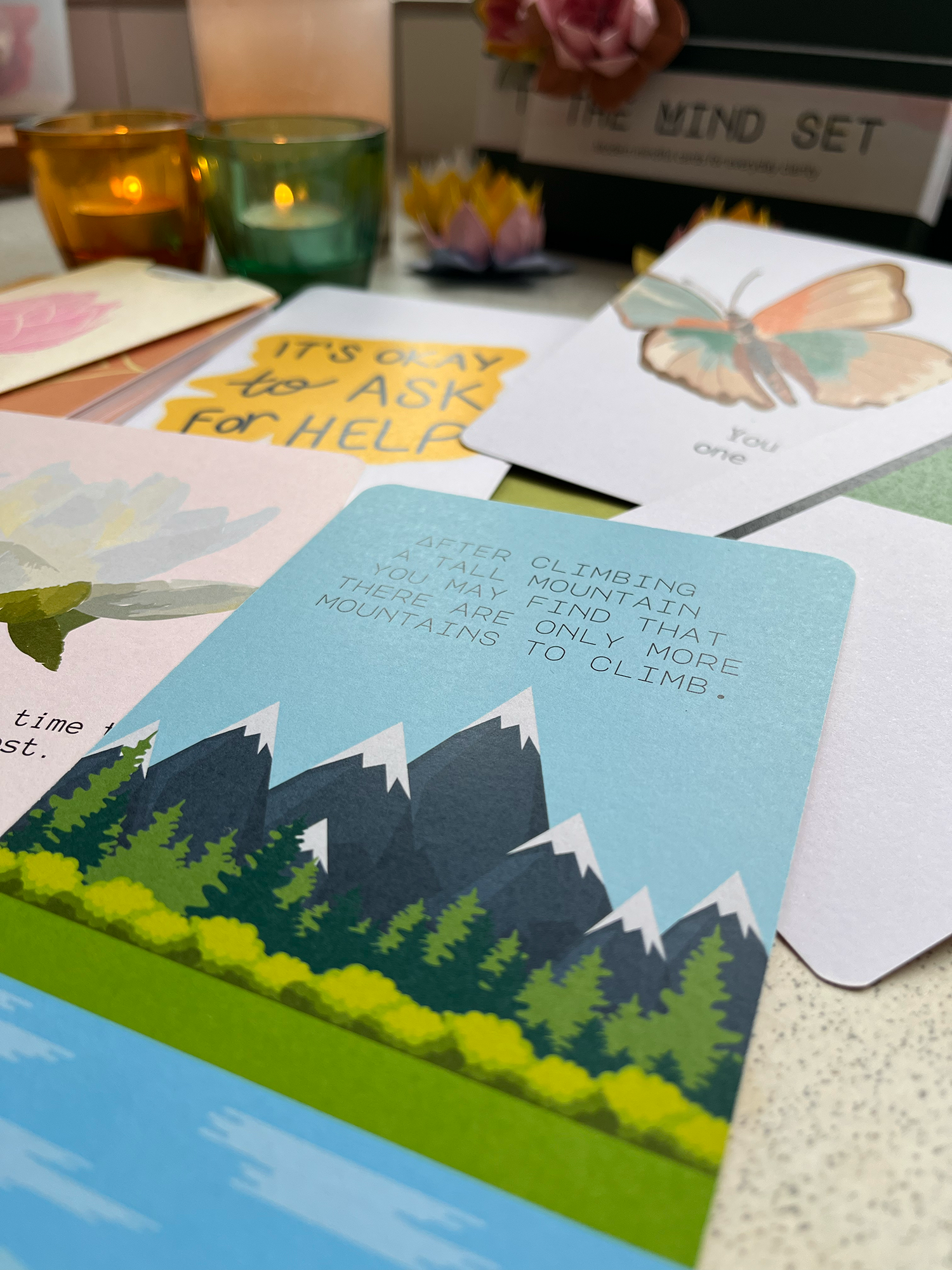 Imaginge show a few cards from a card deck