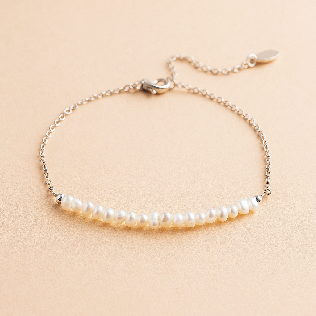 Minimalist Pearl Bracelet