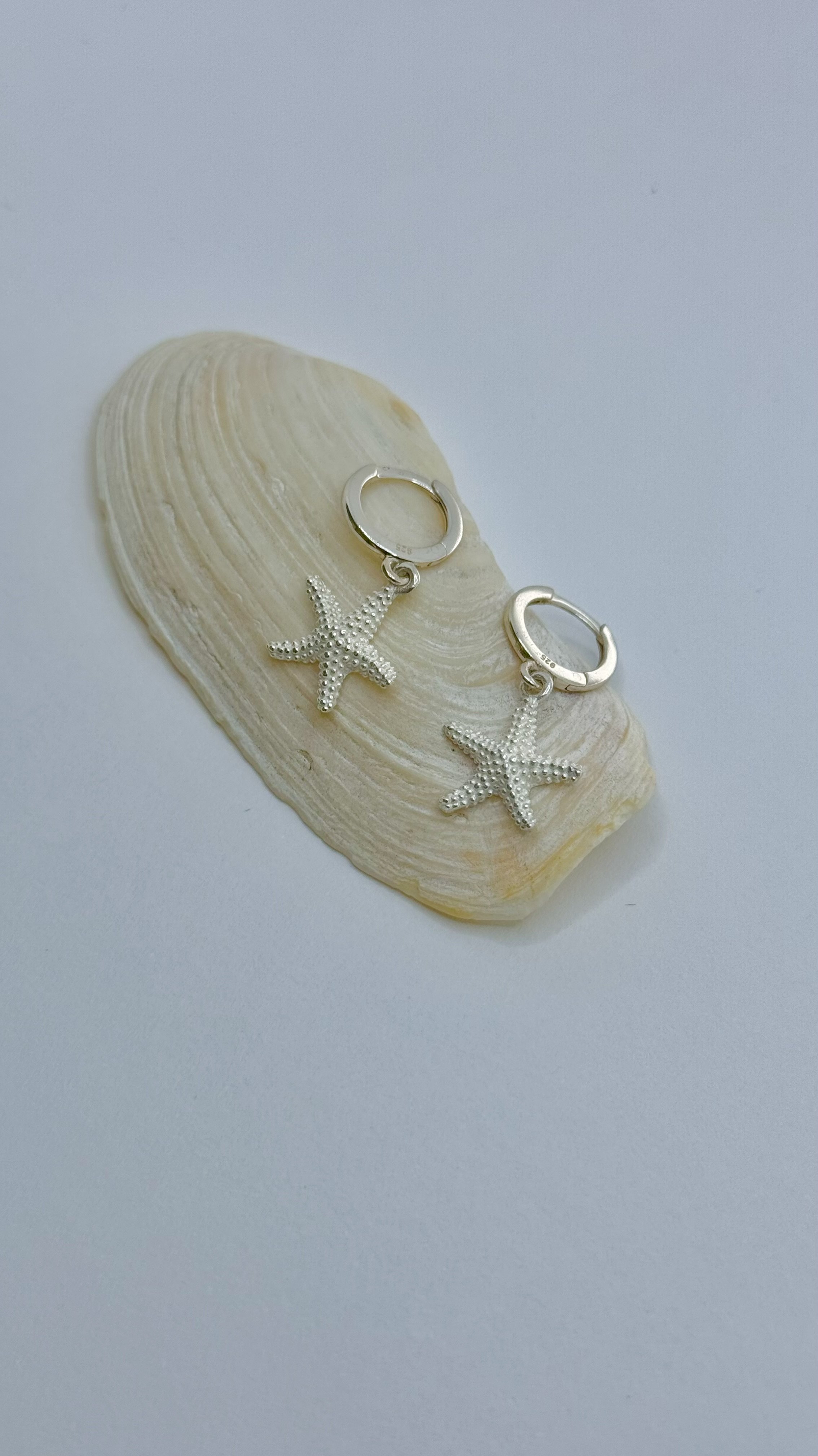 Starfish Hoop Earring