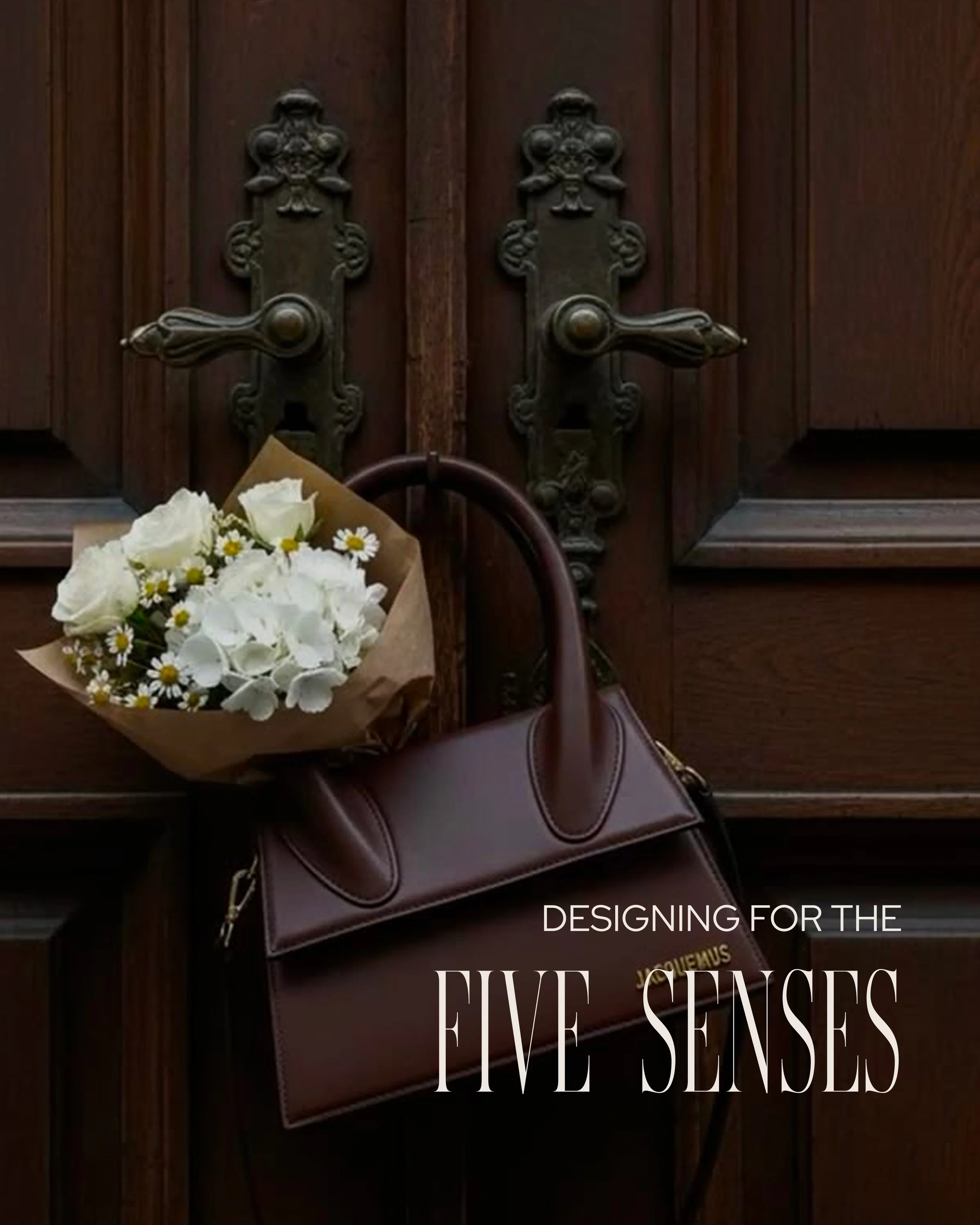Most wedding design stops at what the camera can capture.

We design for everything else too. The way the room smells when guests walk in. The music that makes people stop mid-conversation. The small physical details that make everything feel conside