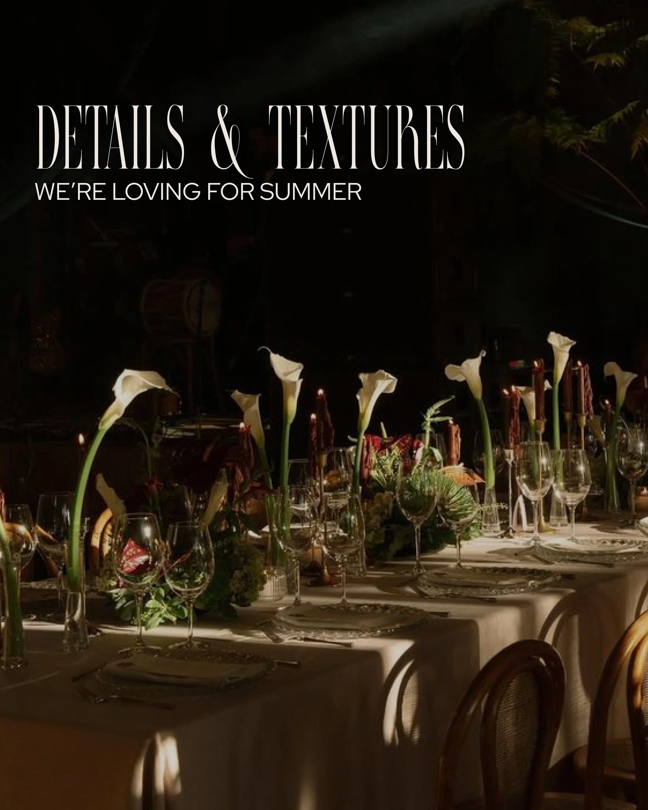 There&rsquo;s a certain feeling that only a summer wedding has.

The air, the light, the way neutral tones and natural textures just make sense against a coastal backdrop. We&rsquo;ve been deep in summer design mode lately and honestly we have zero c