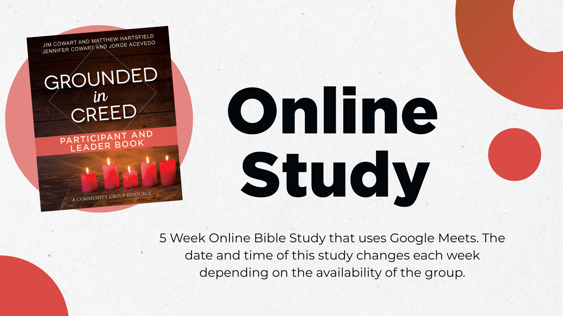Online Bible Study: Grounded in Creed