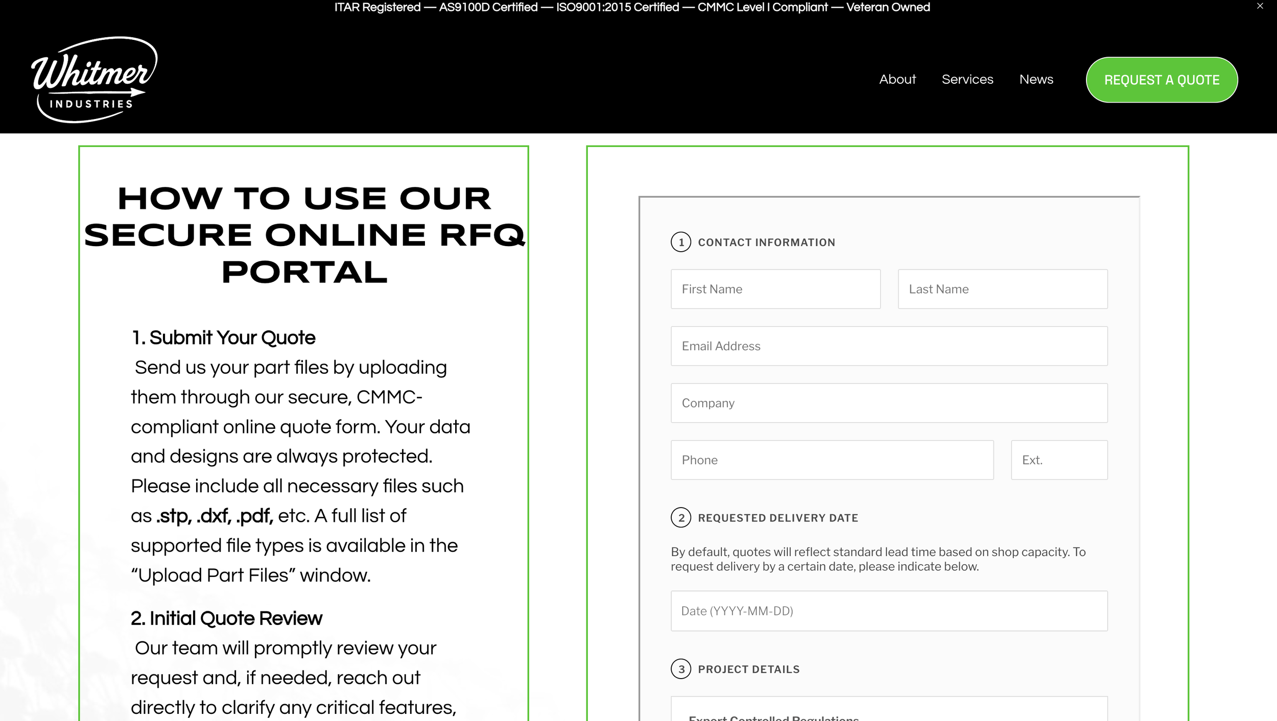 How Our Smart RFQ Process Helps Our Customers Get Faster, More Accurate Quotes