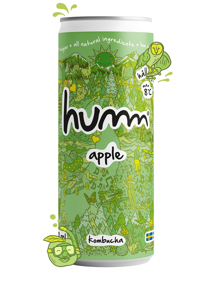Humm kombucha burk apple