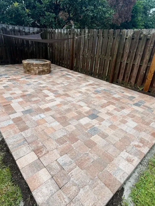 Residential hardscape contractor providing paver driveways, pool decks, patios, drainage solutions, and retaining wall installation throughout Melbourne, Viera, and Rockledge, Florida.