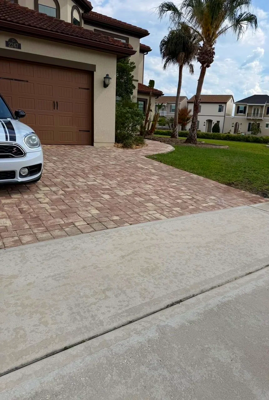 Outdoor living contractor specializing in paver patios, pool decks, outdoor kitchens, fire pits, and retaining walls serving Melbourne, Palm Bay, and surrounding Florida communities.