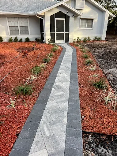 Residential hardscape contractor providing paver driveways, pool decks, patios, drainage solutions, and retaining wall installation throughout Melbourne, Viera, and Rockledge, Florida.