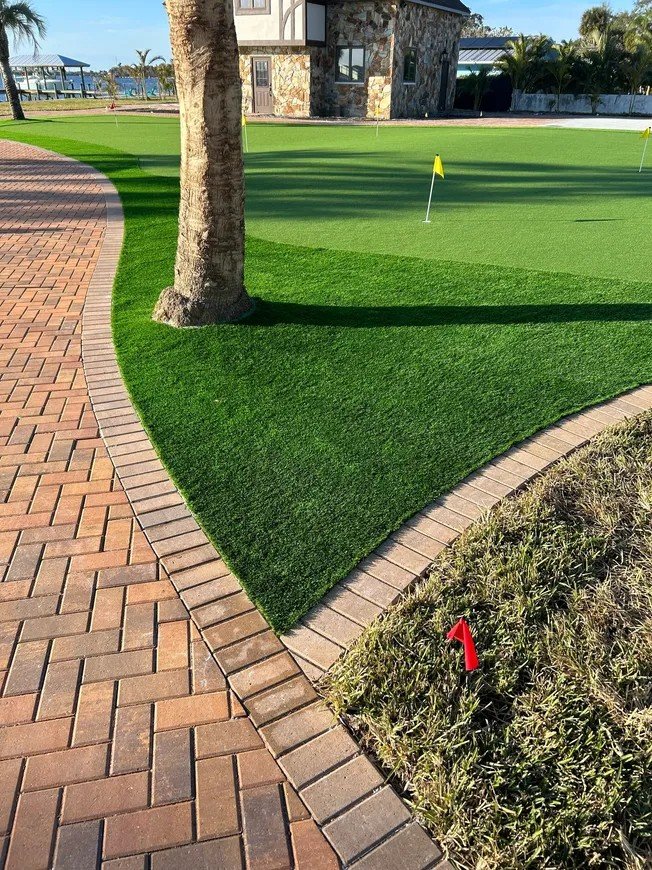 Professional paver, concrete, drainage, outdoor kitchen, fire pit, retaining wall, decorative rock, and landscape construction services provided throughout Melbourne, Palm Bay, Viera, Rockledge, Merritt Island, and surrounding Brevard County communit