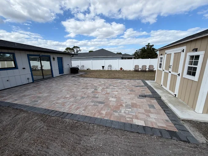 Custom outdoor living, paver installation, paver driveways, patios, pool decks, walkways, retaining walls, seating walls, outdoor kitchens, fire pits, concrete driveways, concrete patios, concrete walkways, drainage solutions, culvert installation
