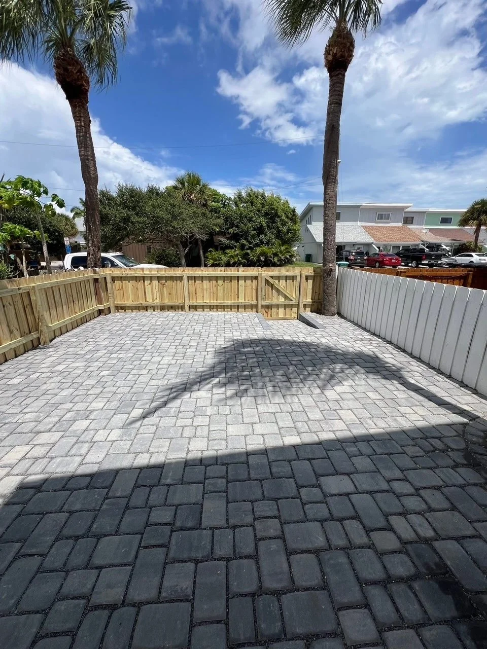 Professional paver installation contractor specializing in driveways, patios, walkways, retaining walls, outdoor kitchens, and fire pits throughout Brevard County, Florida.