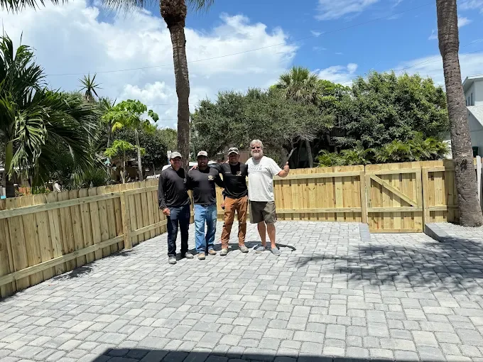 Outdoor living contractor serving Brevard County with paver driveways, patios, pool decks, retaining walls, artificial turf, concrete and drainage services.
