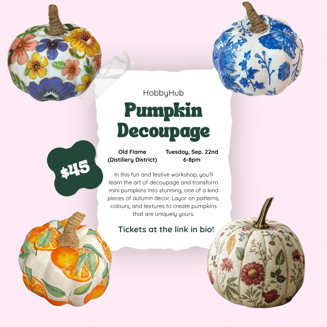 Create Your Own Decoupage Pumpkins