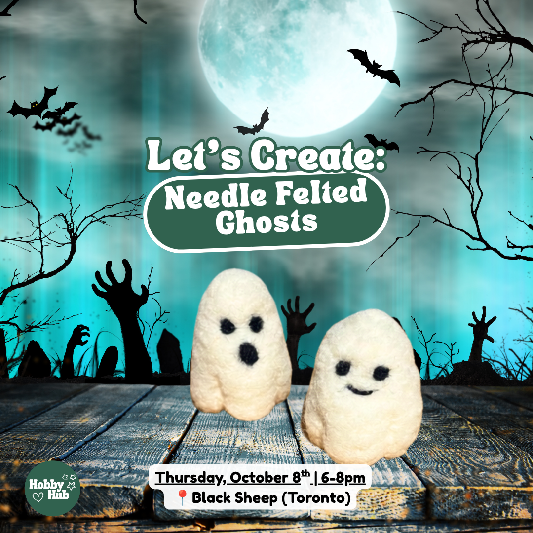 Create Your Own Needle Felted Ghost