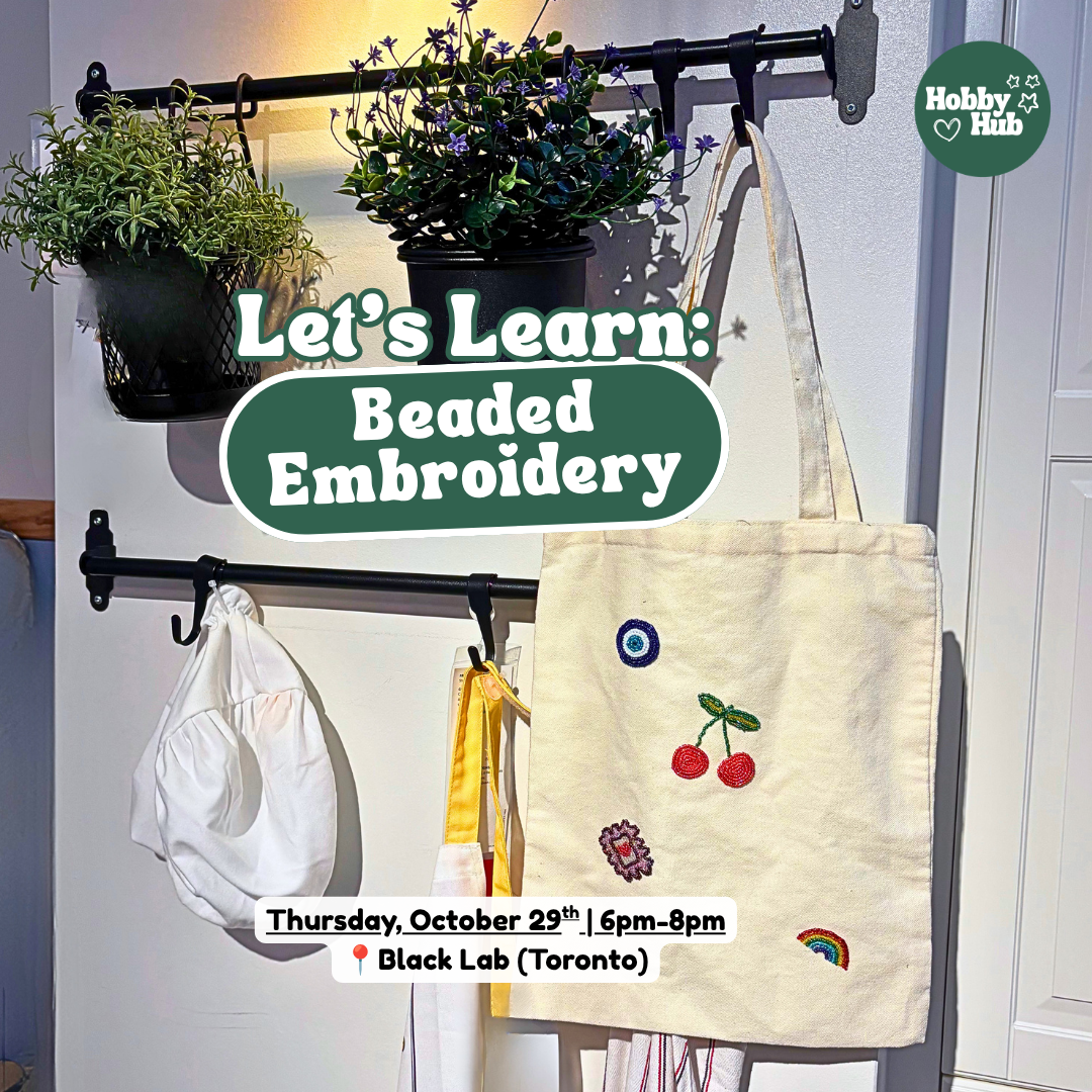 Create Your Own Bead Embroidered Tote Bag