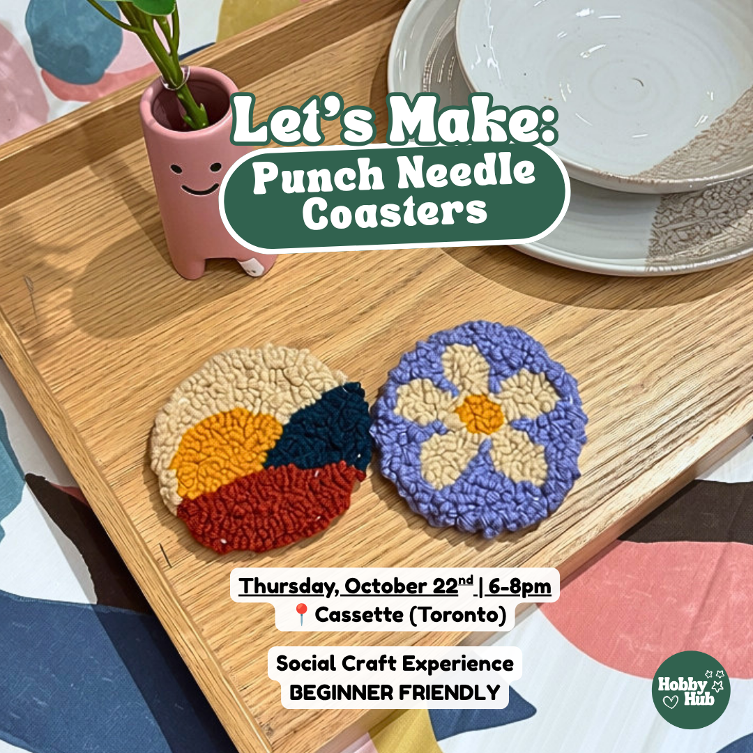 Create Your Own Punch Needle Coasters
