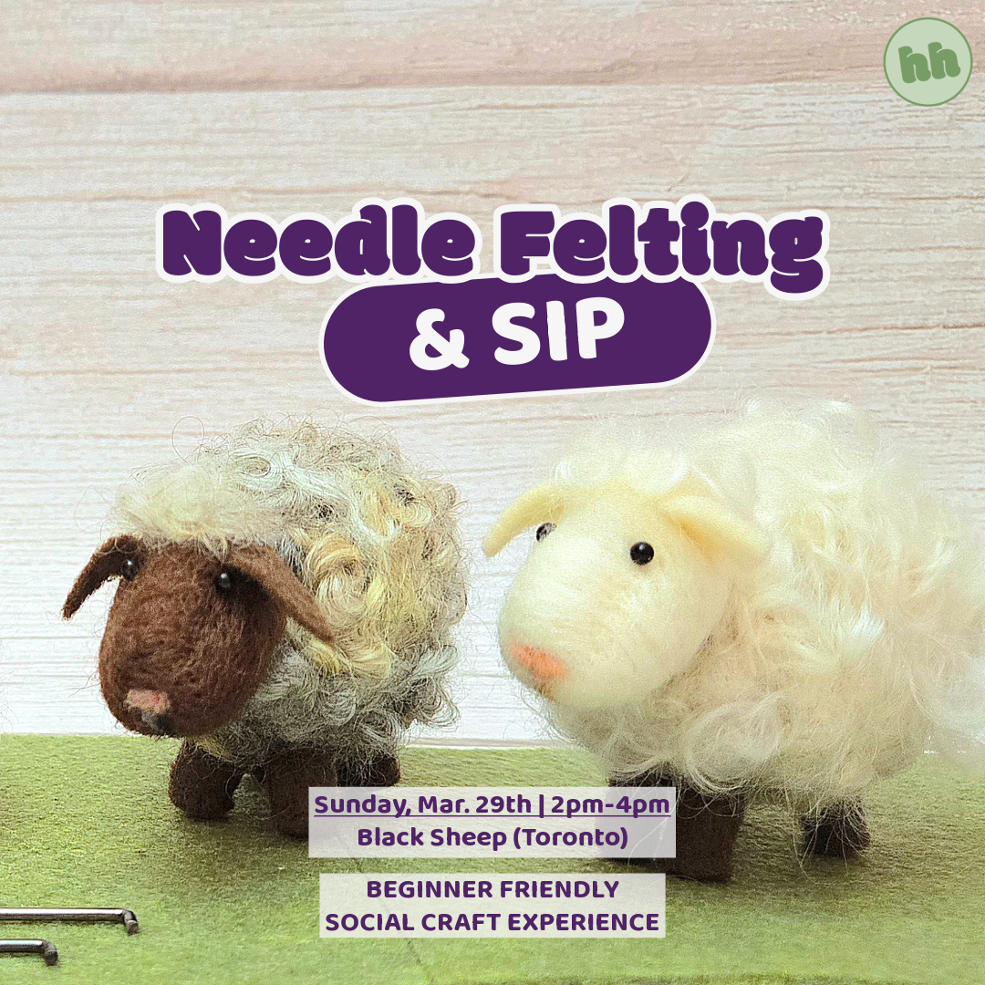 Needle Felted Sheep Workshop - Sunday, Mar. 29th