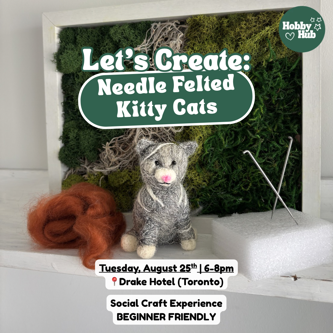 Make Your Own Needle Felted Kitty Cat