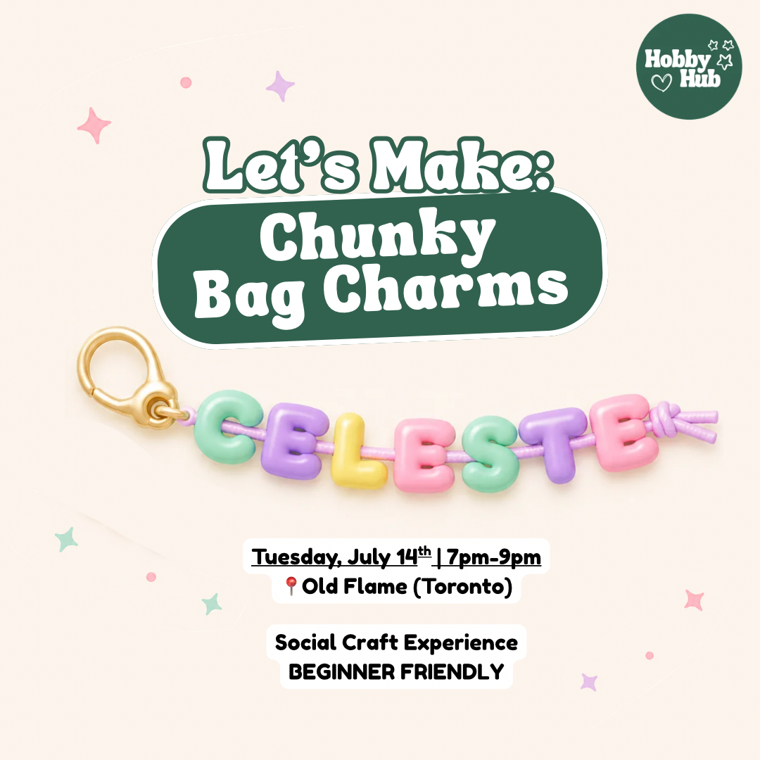 Chunky Alphabet Bag Charms