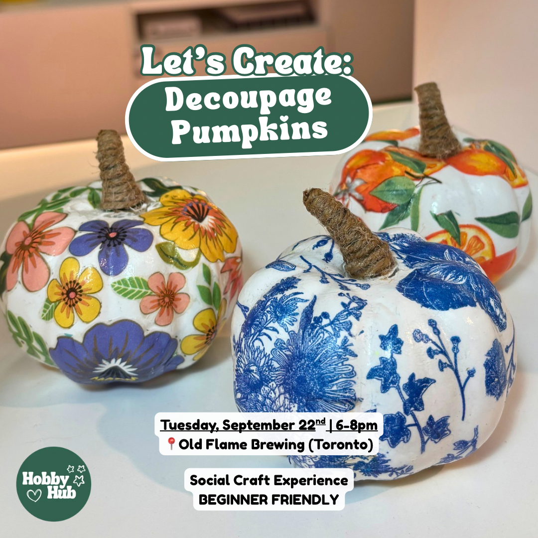 Create Your Own Decoupage Pumpkins