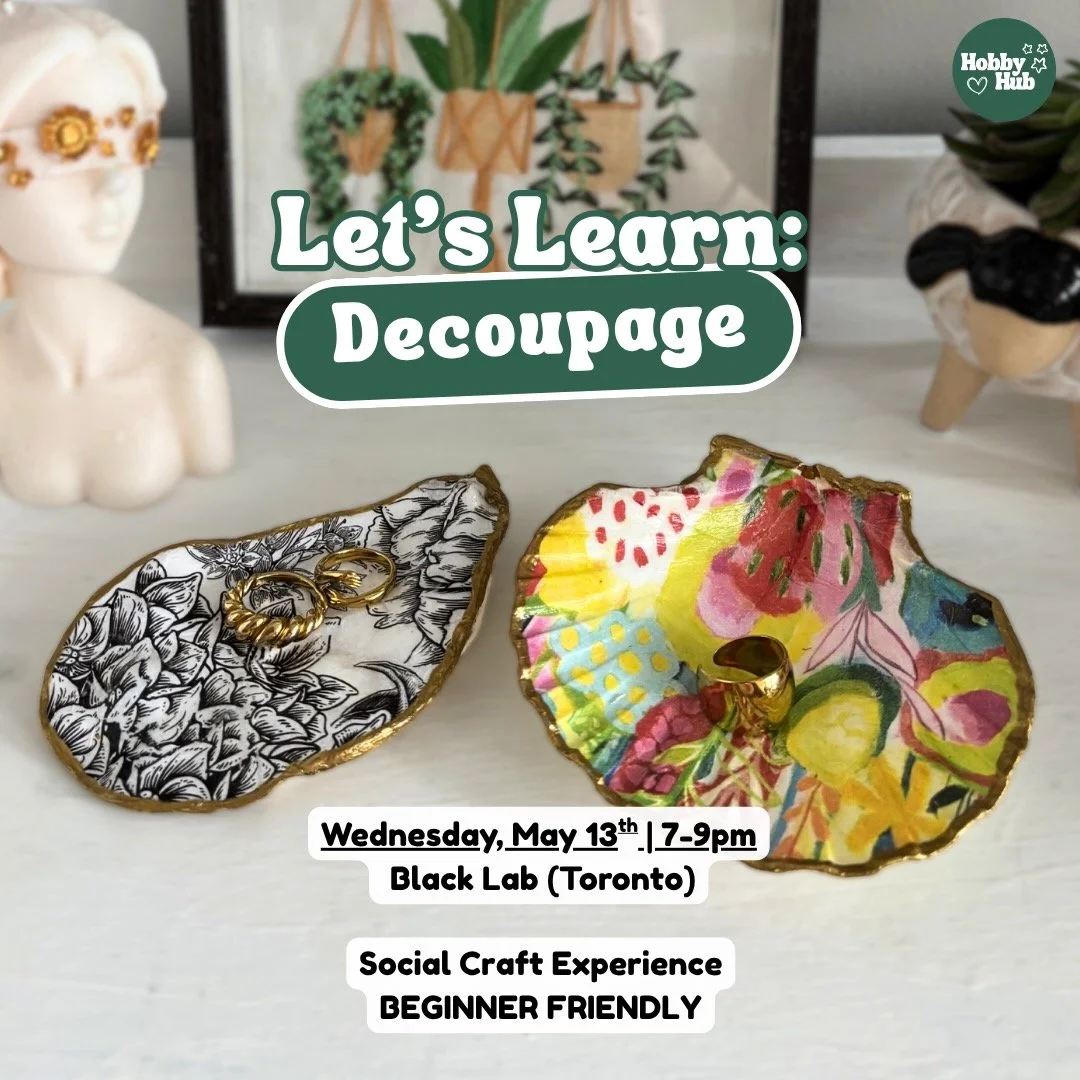 Trinket Dish Decoupage Workshop - Wednesday, May 13th