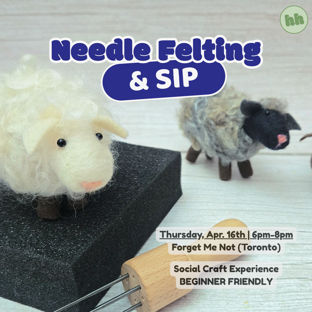 Needle Felted Sheep Workshop - Thursday, Apr. 16th