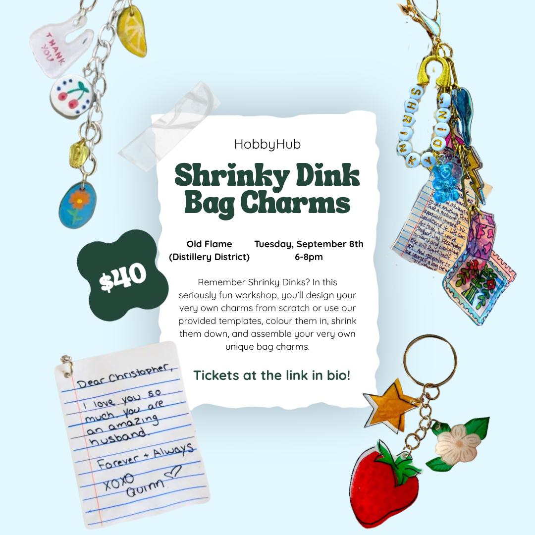 Shrinky Dinks Bag Charm Workshop
