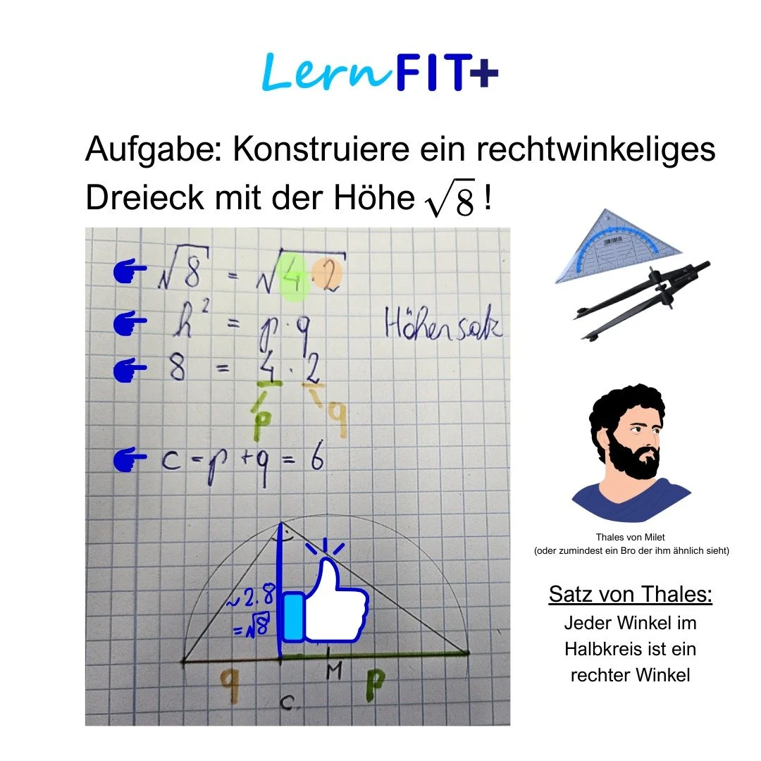 #mathematik #nachhilfe #lernhilfe #h&ouml;hensatz #geometrie #pythagoras #weisskirchen #marchtrenk #linz #wels