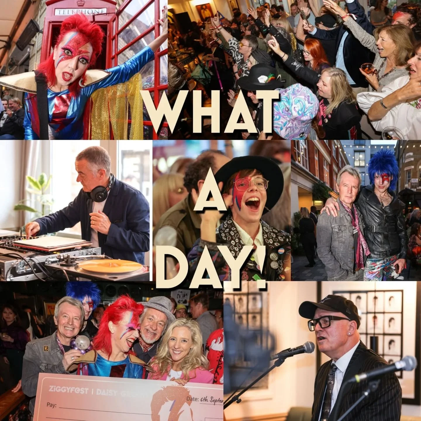✨ WHAT A DAY! ✨
We&rsquo;re still buzzing from ZiggyFest, our first-ever celebration of David Bowie&rsquo;s life, music and legacy right here on Heddon Street. From the incredible walking tour with Geoff Marsh &amp; Vicky Broackes, to unforgettable t