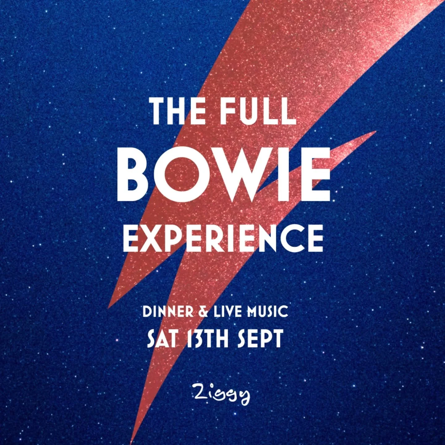✨ By popular demand&hellip; another night of Bowie ✨

Following the sell-out success of Ziggyfest, we&rsquo;re adding The Full Bowie Experience - Dinner &amp; Live Music on Sat 13 Sept 🎶

Enjoy a three-course menu inspired by the Starman himself: A 