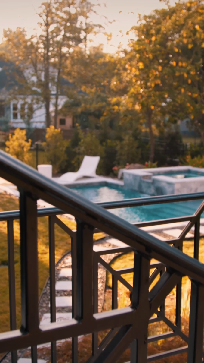 A custom swimming pool Raleigh