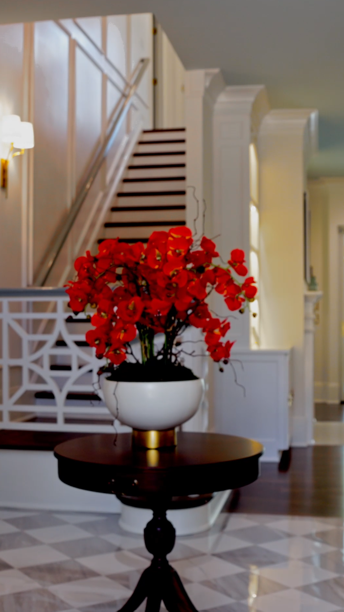 An interior of custom home Raleigh, NC