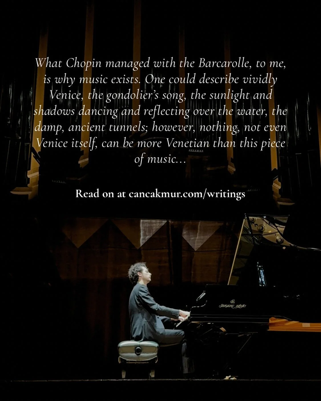 &ldquo;I have often thought about how to present pieces so that they become more familiar, more alive. The text you have here in your hands is more of a musical diary than a booklet text.&rdquo;

I just published the liner notes for the past recital 