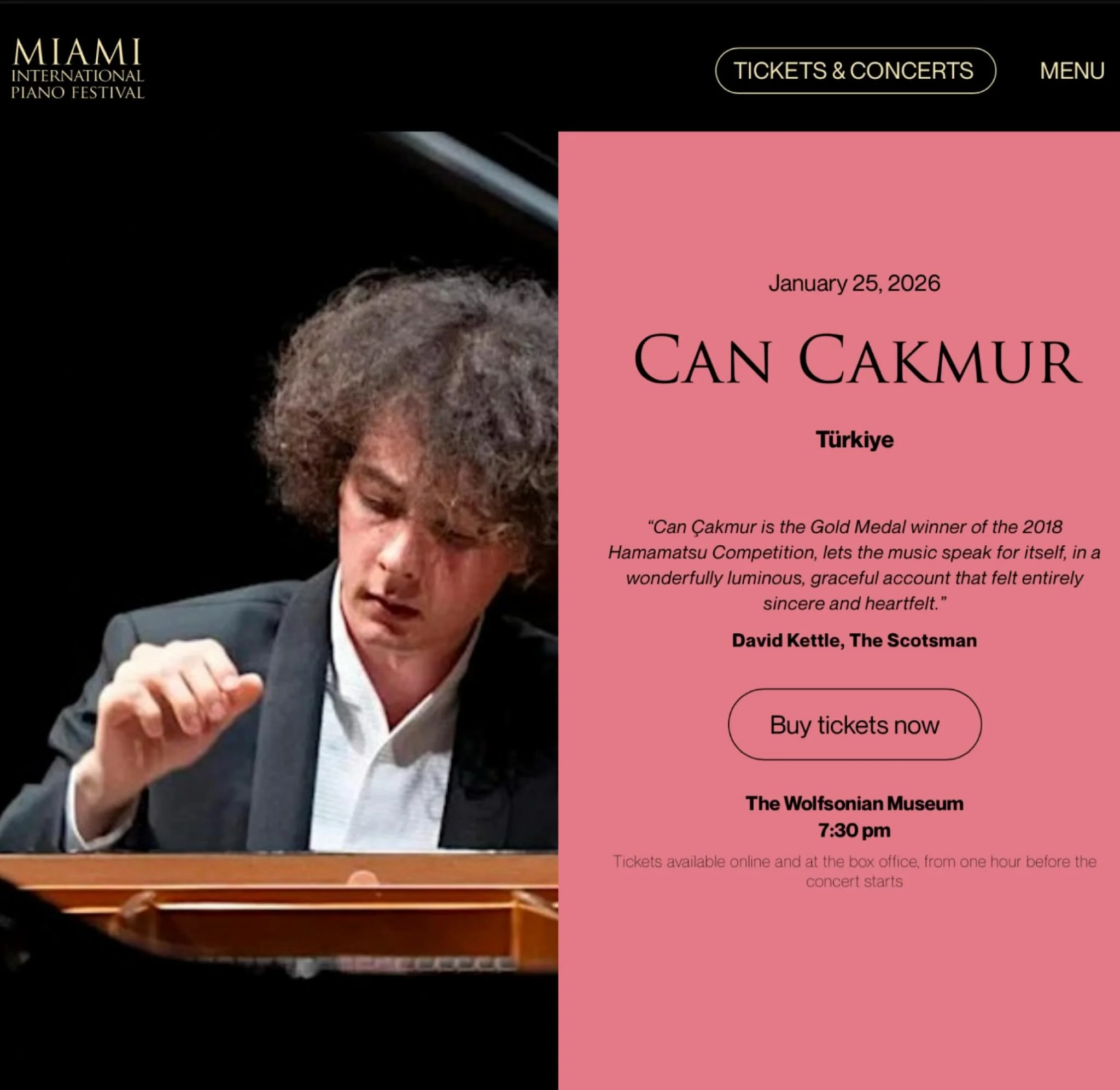 Looking forward to ❤️❤️

@miamipianofestival 
@brodskygiselle