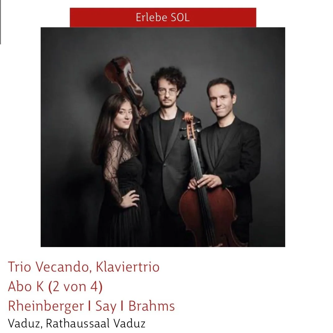 Our debut at Rheinberger Festival 2026 on this Sunday, the 15th May in Vaduz, Liechtenstein! 

Looking forward!🇱🇮🇱🇮🇱🇮
