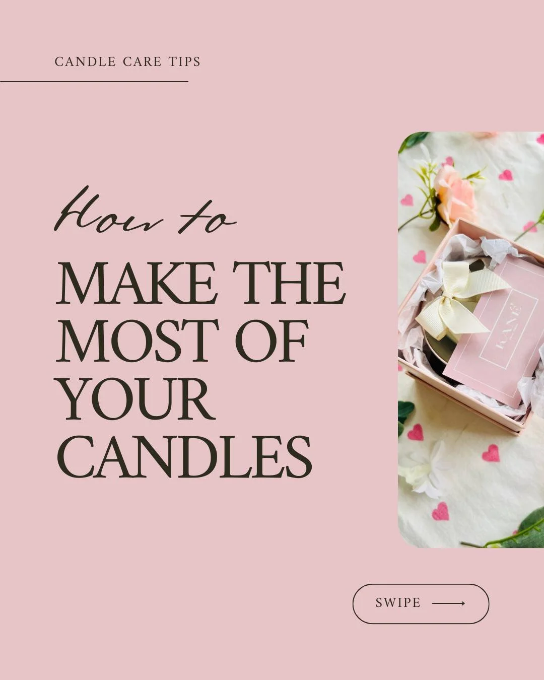 Are you getting the most out of your candles? 🕯️

These few simple tips can make all the difference-longer burn, better scent and no tunnelling!

📲 Swipe to see how to care for your candles like a pro!

#CandleCare
#Candles 
#SmallBusiness