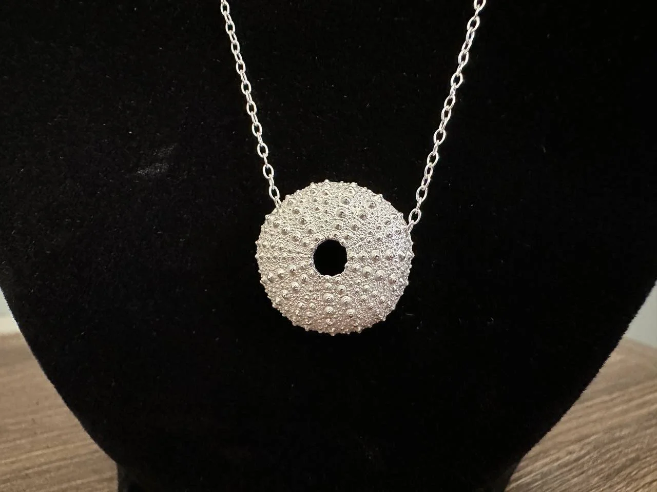 Sea urchin threaded necklace