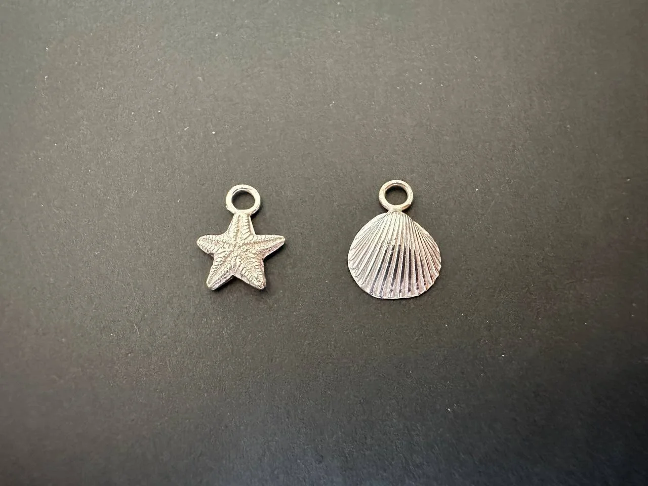 Silver sea charms