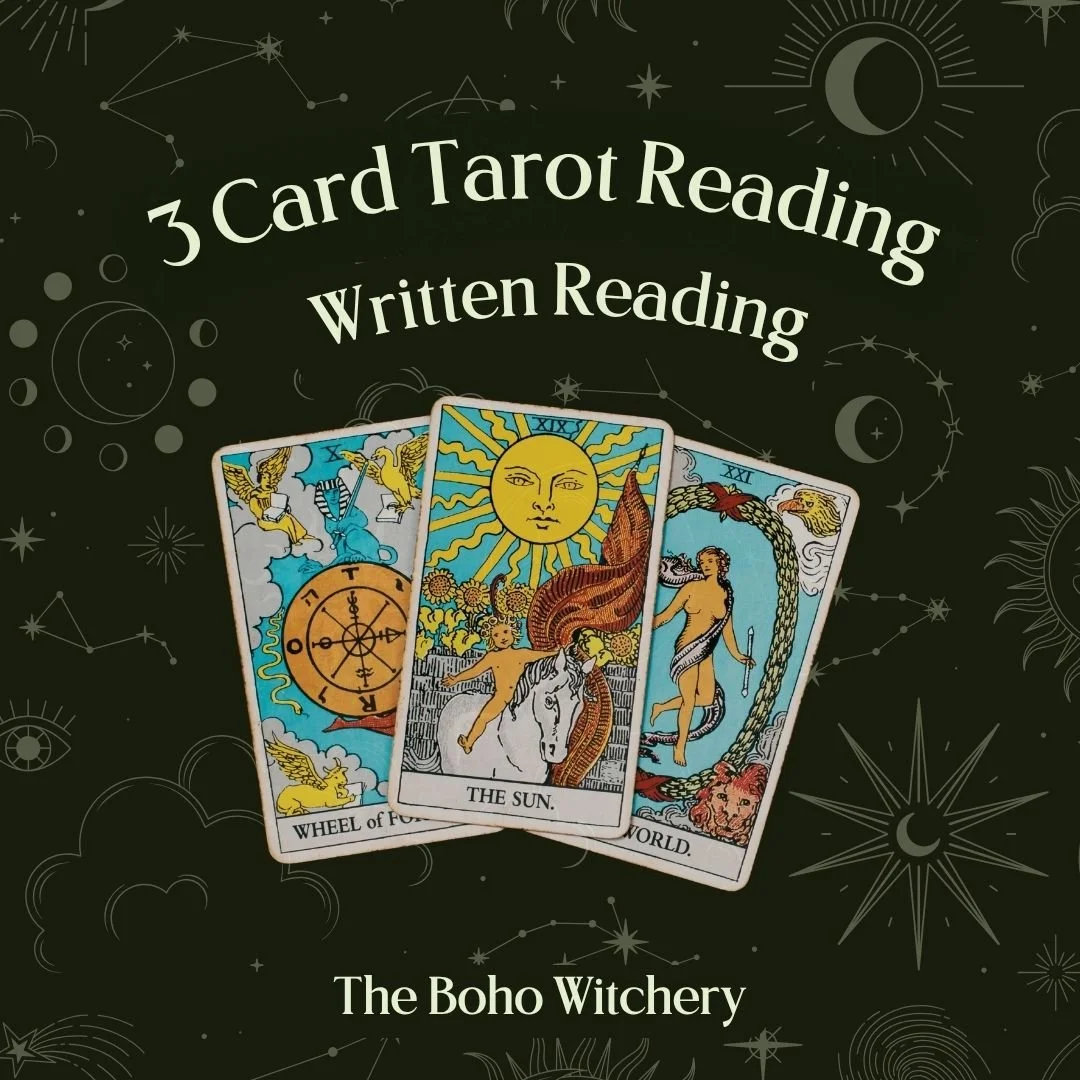 3 Card Tarot Reading - Written