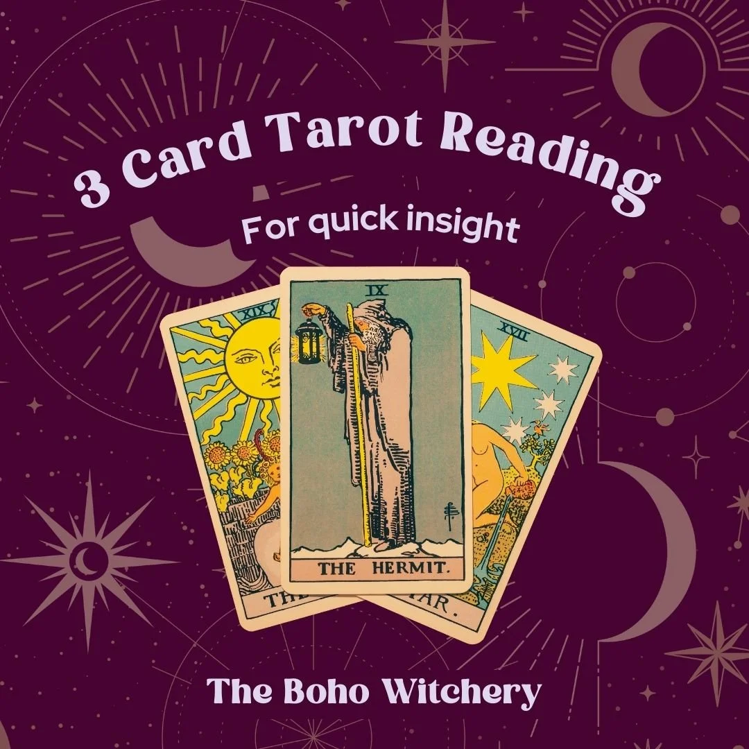 3 Card Tarot Reading - Written