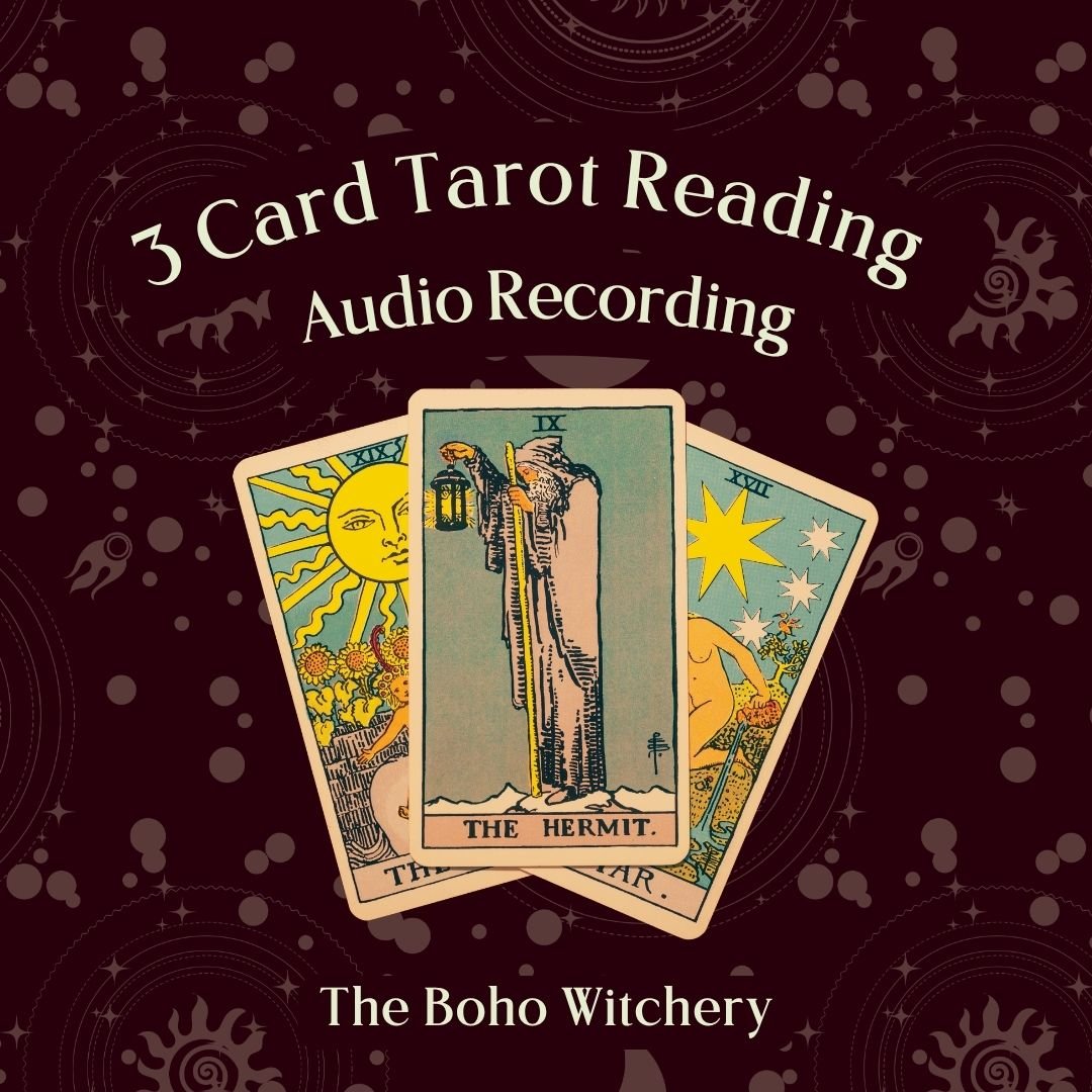 3 Card Tarot Reading - Audio / Voice Note