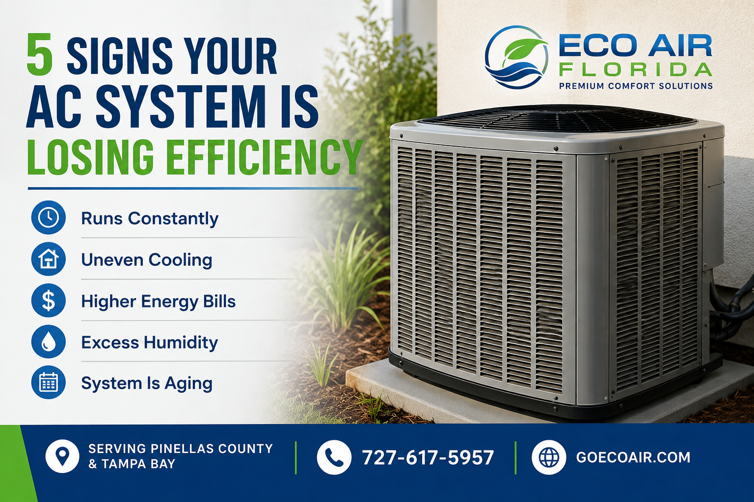 5 Signs Your AC System Is Losing Efficiency in Florida