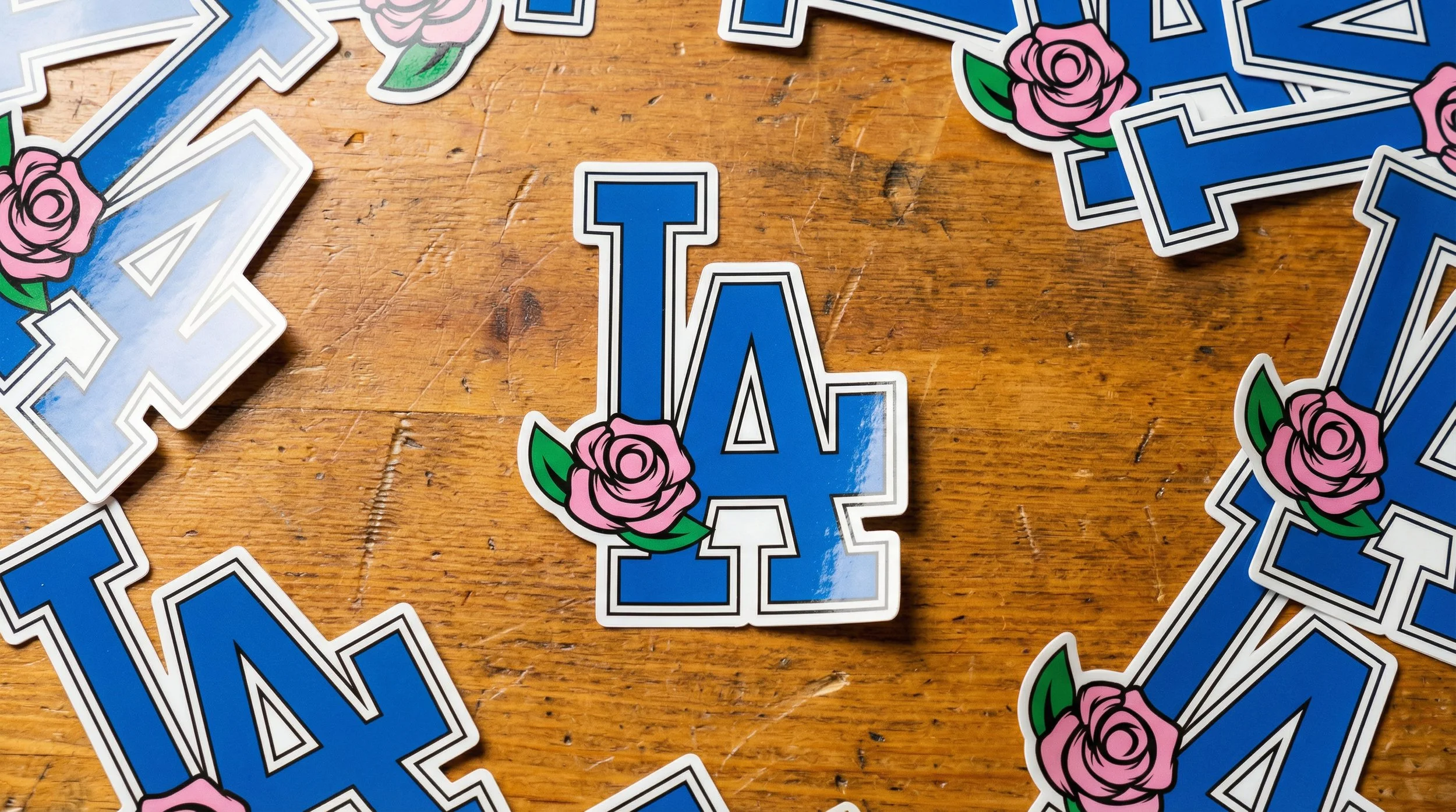 LA Rose Sticker