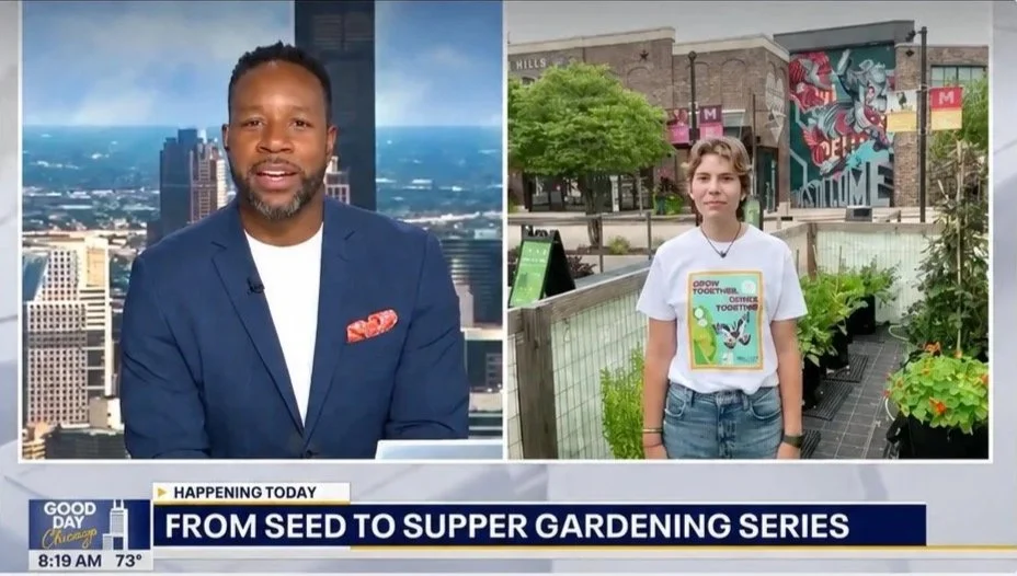 FOX 32 CHICAGO HIGHLIGHTS MELLODY FARM’S GARDENING SERIES