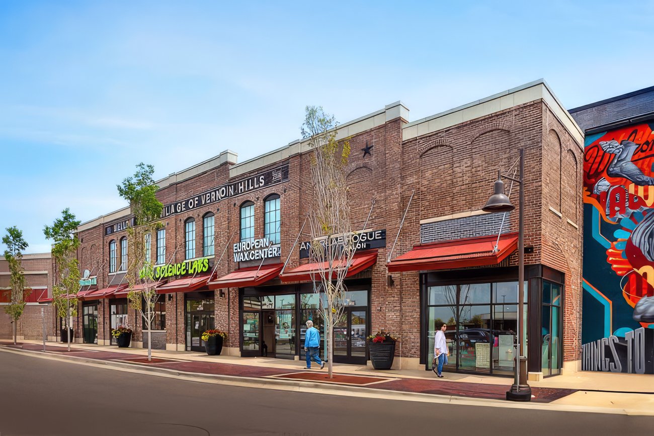 Mellody Farm shopping and dining destination in Vernon Hills, Illinois