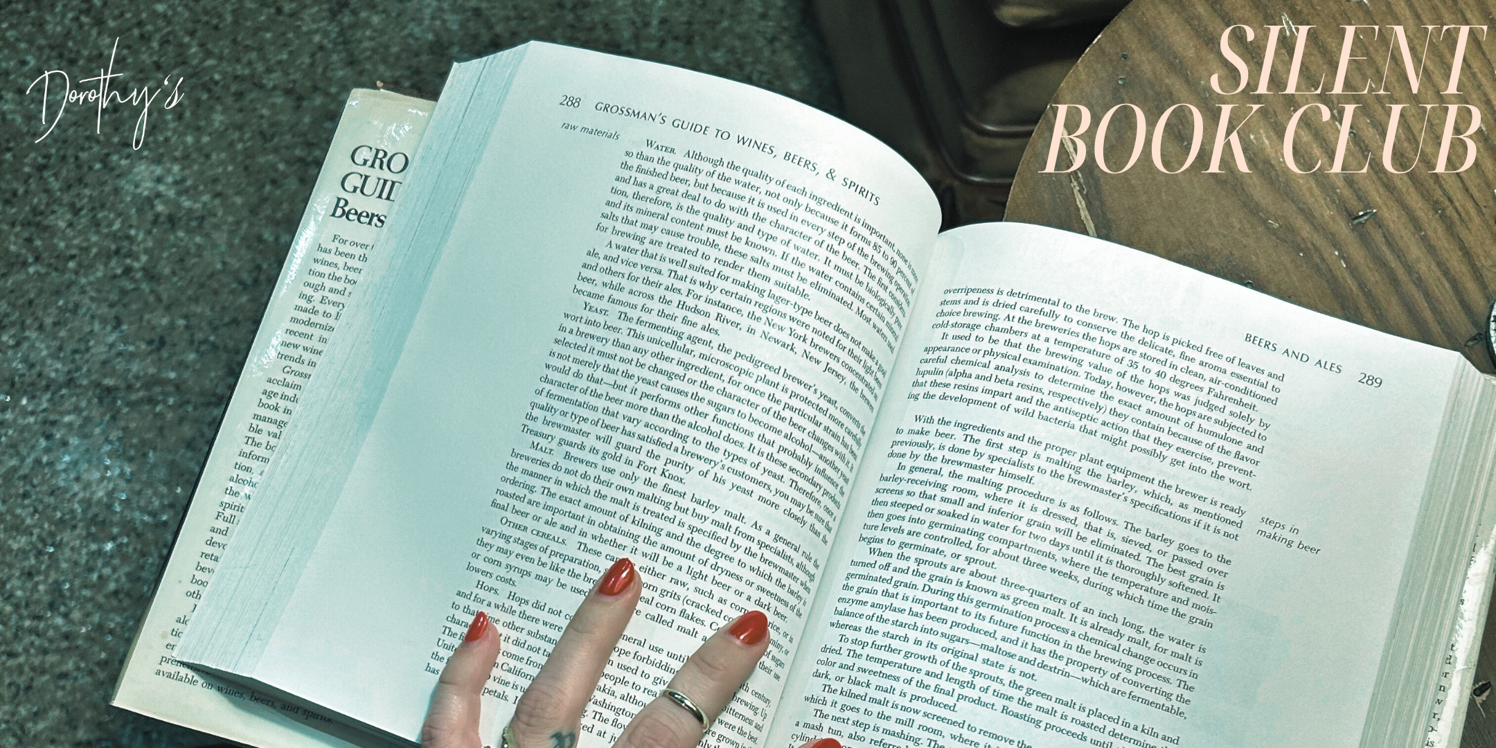 Dorothy's Silent Book Club! 