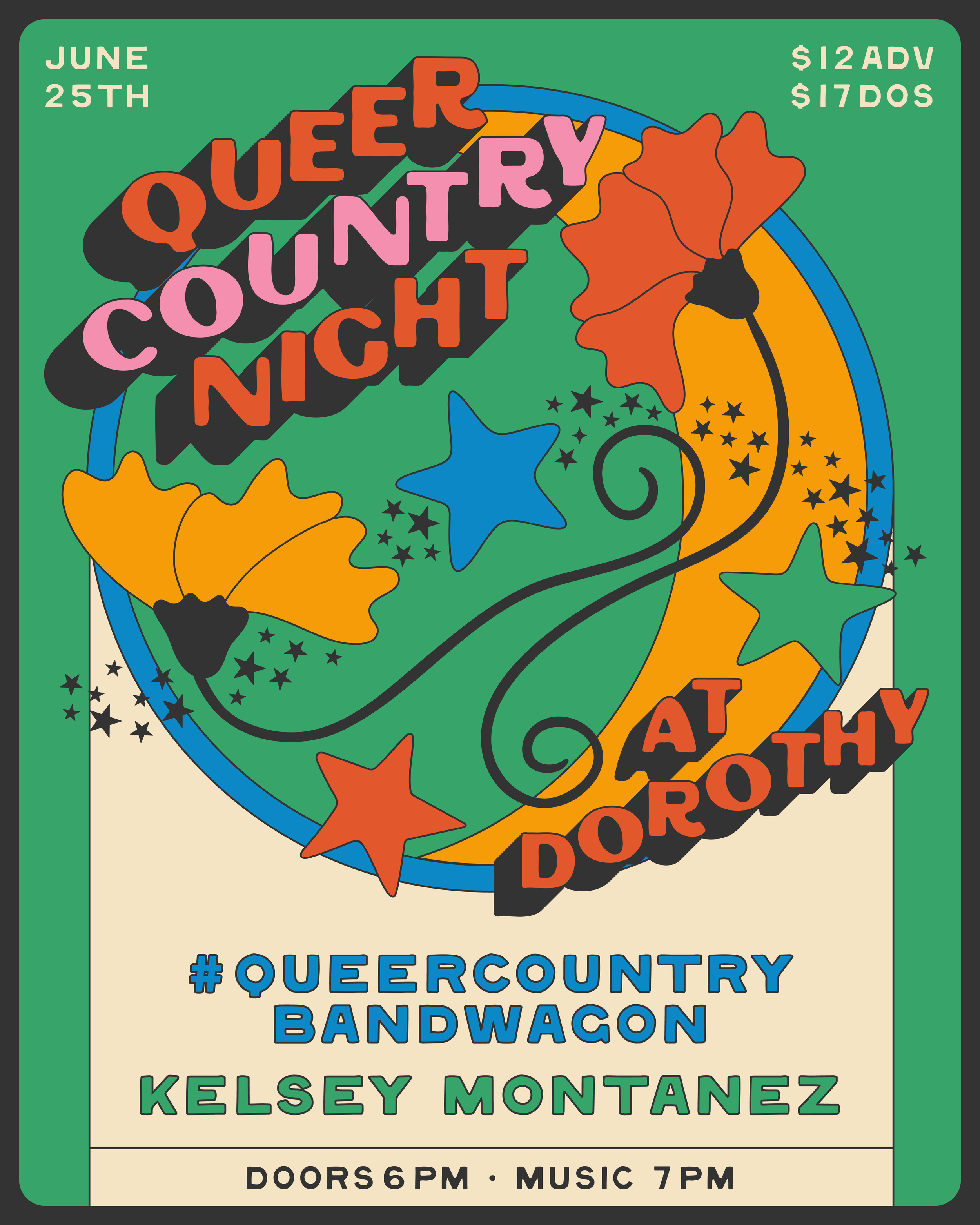Queer Country Night ft. #QueerCountry Bandwagon & Kelsey Montanez