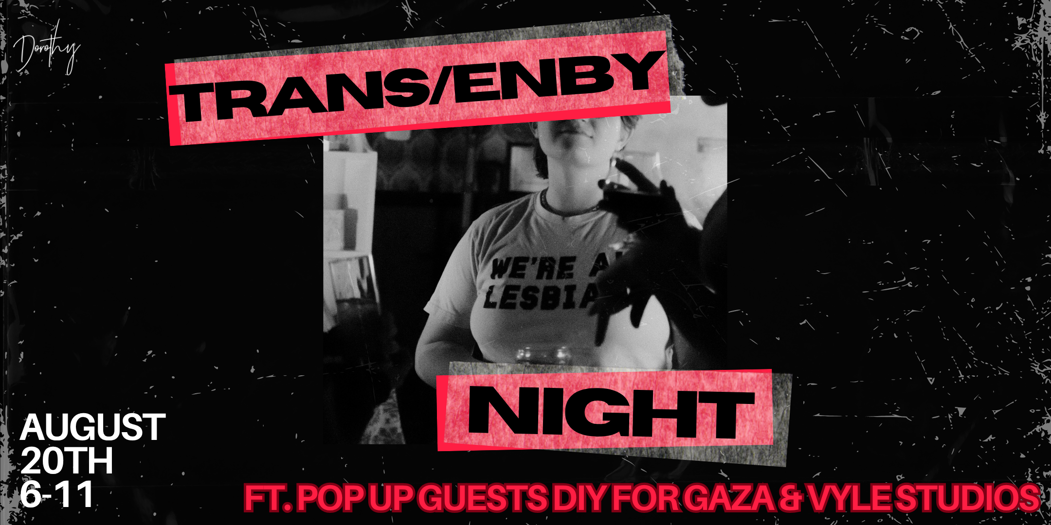 Trans/Enby Night ft. DIY for Gaza & Vyle Studios