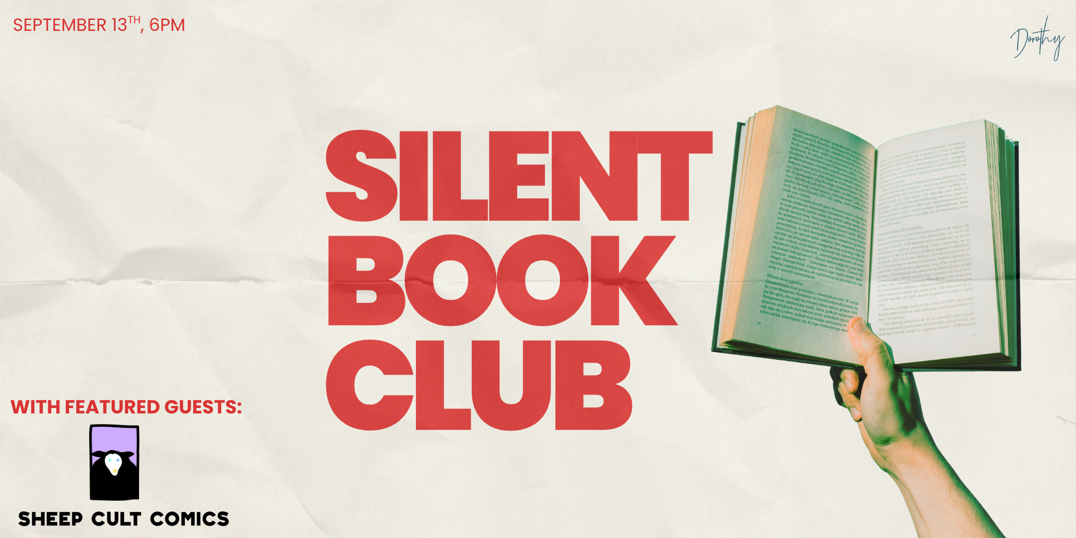 Silent Book Club ft. Sheep Cult Comics