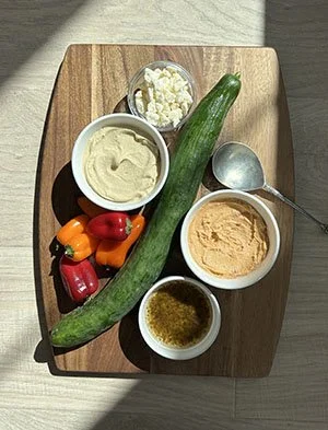 Mediterranean Hummus Crunch